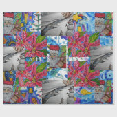 北極のギフト用包装紙 ラッピングペーパー (フラット)