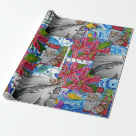 北極のギフト用包装紙 ラッピングペーパー