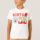 北極のクリスマス Tシャツ (正面)