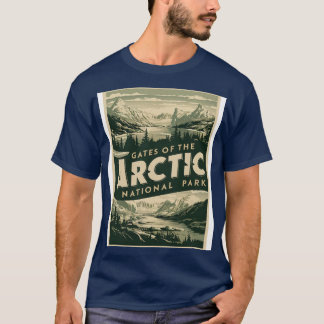 北極のゲート国立公園のヴィンテージTシャツ Tシャツ