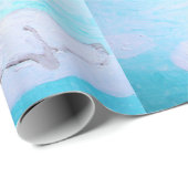 北極のシールのベビーの季節のごあいさつ ラッピングペーパー (ロールコーナー)