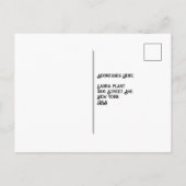 北極のシーンポストカード ポストカード (裏面)