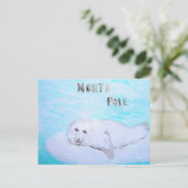 北極のタテゴトアザラシ シーズンポストカード (スタンド正面)