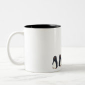 北極のペンギンのマグ ツートーンマグカップ (左)