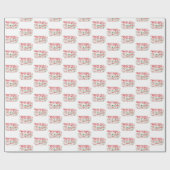 北極のミルククッキー会社クリスマス ラッピングペーパー (フラット)