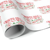 北極のミルククッキー会社クリスマス ラッピングペーパー (ロールコーナー)