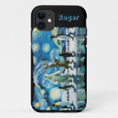 北極のライン・ダンス カスタマイズ可能 Case-Mate iPhoneケース (裏面)