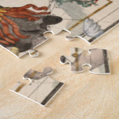 北極のヴィンテージの地図 ジグソーパズル (側面)