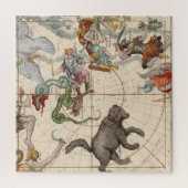 北極のヴィンテージの地図 ジグソーパズル (縦)