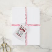 北極の休日の配信ラベル表現 ギフトタグ (より糸付き)