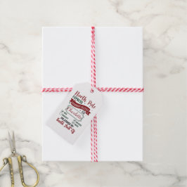 北極の休日の配信ラベル表現 ギフトタグ