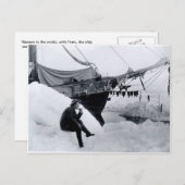 北極の南線、フラムと ポストカード (正面/裏面)