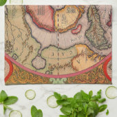 北極の古地図（メルカトルによる） キッチンタオル (折り畳み)