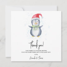 北極の可愛いペンギン感謝していより赤ちゃんシャワー