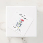 北極の可愛いペンギン感謝していより赤ちゃんシャワー フェイバータグ (インサイチュ)