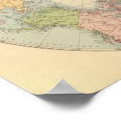 北極の周りの国々 ポスター (角)