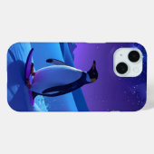 北極の夜のペンギン Case-Mate iPhoneケース (裏面 (横))