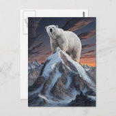 北極の威厳 ポストカード (正面/裏面)