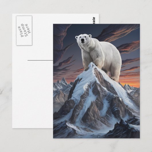 北極の威厳 ポストカード (正面/裏面)