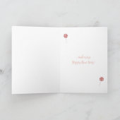 北極の小さな家 ホリデーカード (内部)