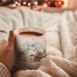 北極の弱虫 | ピースラブ&ライトホリデー コーヒーマグカップ