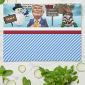 北極の抗議トランプの台所 キッチンタオル (折り畳み)