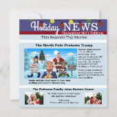 「北極の抗議」クリスマスフォトカード シーズンカード (正面)