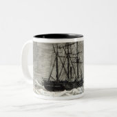 北極の探険 ツートーンマグカップ (正面左)