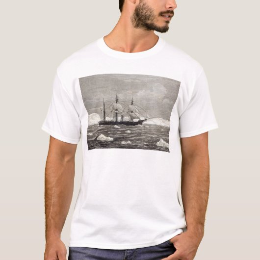 北極の探険 Tシャツ (正面)