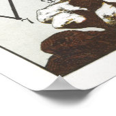 北極の旧地図 ポスター (角)