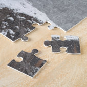 北極の明白な円形くねり ジグソーパズル (側面)