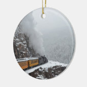 北極の明白な円形くねり セラミックオーナメント (左)