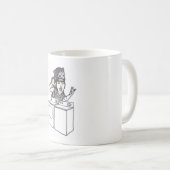 北極の洗濯機の男の子 コーヒーマグカップ (正面右)