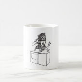 北極の洗濯機の男の子 コーヒーマグカップ (中央)