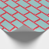 北極の煉瓦パターン ラッピングペーパー (角)