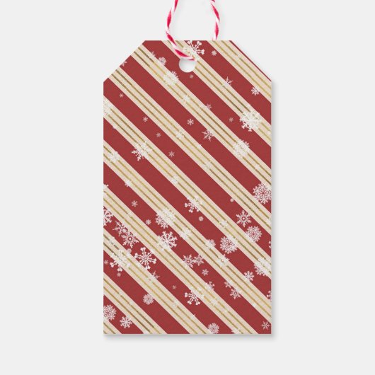 北極の特別デリバリーいけなまたはナイスサンタ ギフトタグ (裏面)