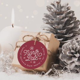 北極の特別配達クリスマスギフトタグ フェイバータグ