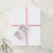 北極の特別配達 ギフトタグ (より糸付き)