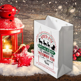 北極の特別配達 ミディアムペーパーバッグ