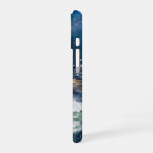 北極の狼の月歩き iPhone 16ケース (左側面)