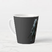 北極の狼男 カフェラテマグ (左アングル)