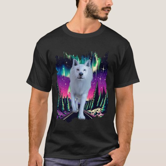 北極の狼 Tシャツ (正面)