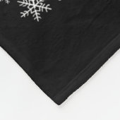 北極の矯正がクリスマスソングを歌った フリースブランケット (角)