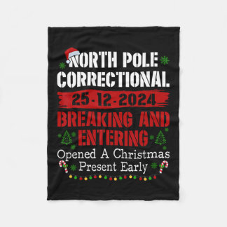 北極の矯正のブレークとオープンに入る フリースブランケット