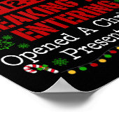 北極の矯正のブレークとオープンに入る ポスター (角)