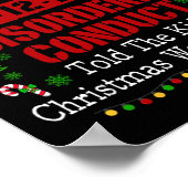 北極の矯正の無秩序な行為が告げた ポスター (角)