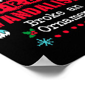 北極の矯正バンダリズムが装飾品を壊した ポスター (角)