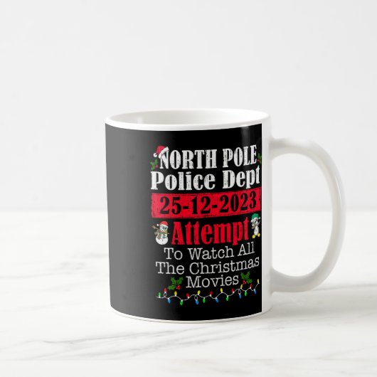 北極の警察は全キリストを監視しようとする コーヒーマグカップ (右)