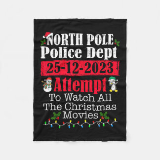 北極の警察は全キリストを監視しようとする フリースブランケット