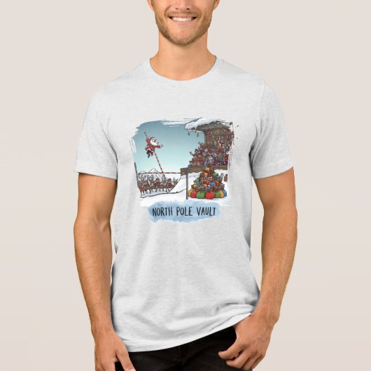 北極の跳馬 トライブレンドＴシャツ (正面)